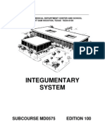 US Army Medical Course MD0575-100 - Integumentary System