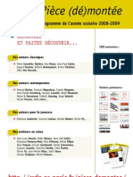 Découvrez Et Faites Découvrir... : Programme de L'année Scolaire 2008-2009