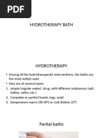 Contrast Bath Instructions for Hands and Feet | PDF