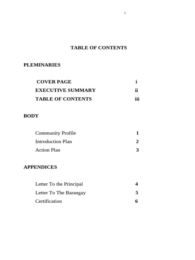 Community Action Plan at Campesao | PDF | Social Science