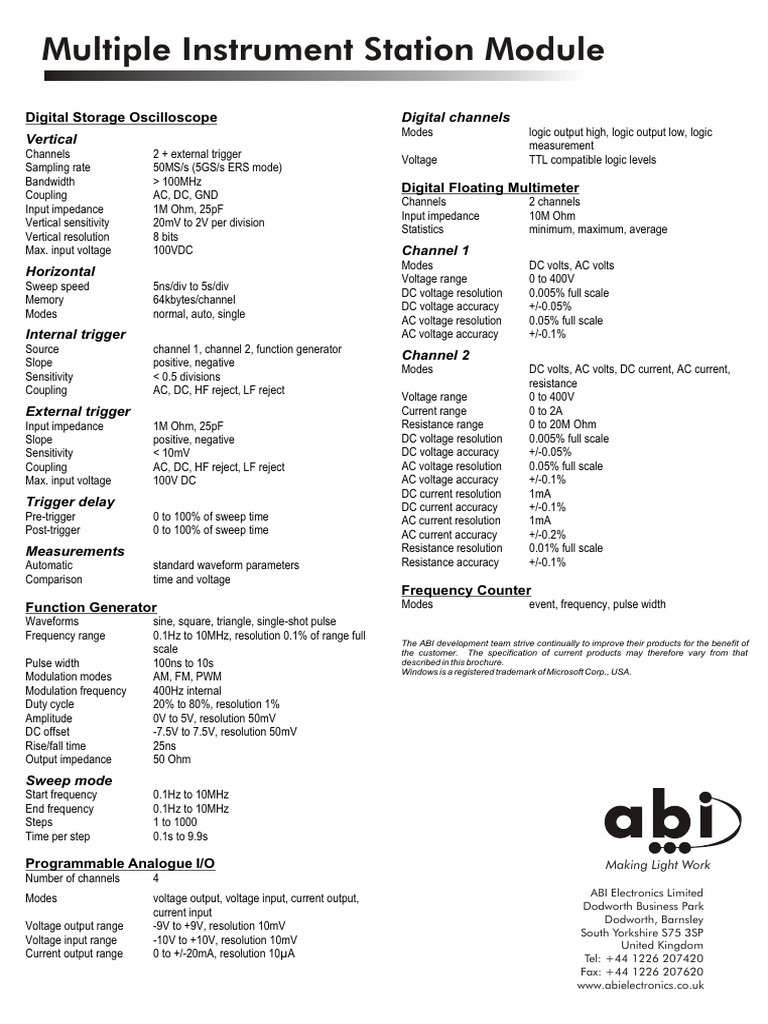 Boardmaster 8000 Plus Specifications | PDF | Amplifier | Operational ...