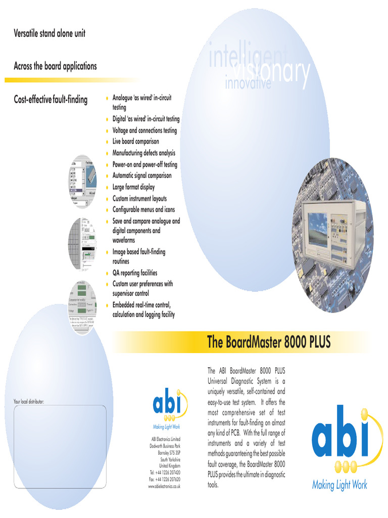 BoardMaster 8000 PLUS Overview | PDF | Power Supply | Printed Circuit Board
