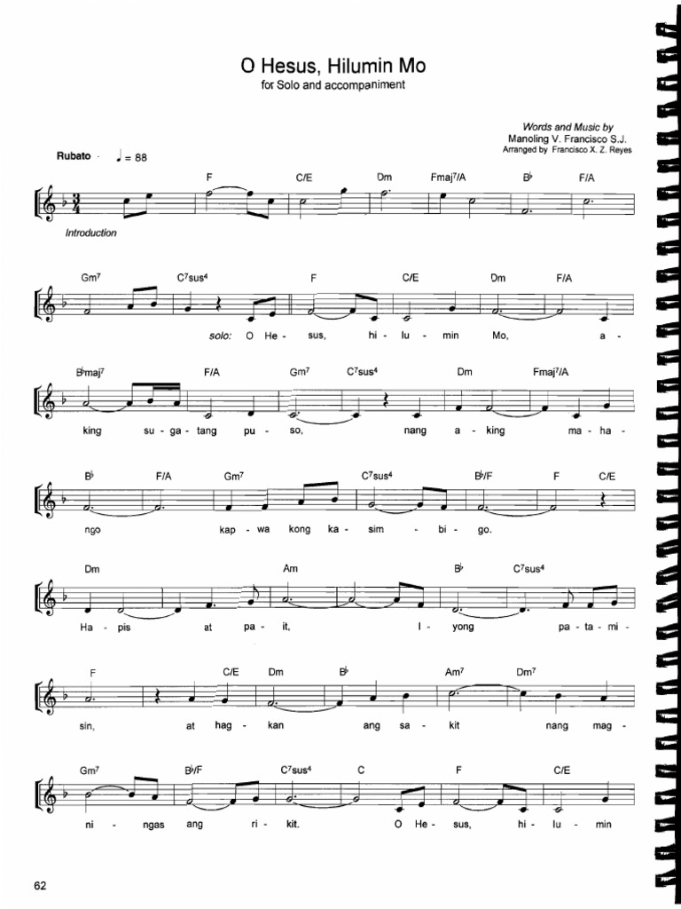 O Hesus Hilumin Mo Pdf