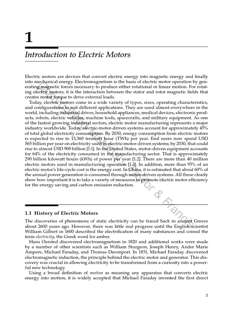 Mechanical Design of Electric Motors | PDF | Torque | Electric Motor