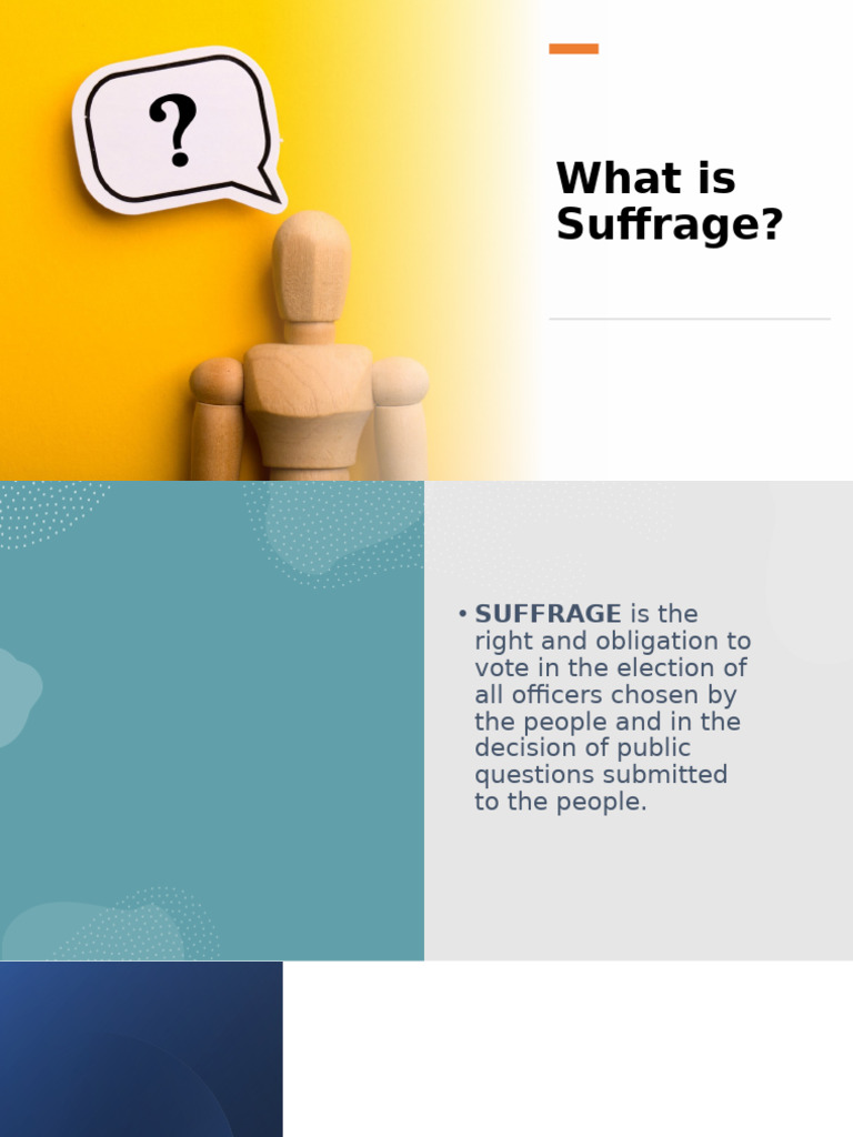 What Is Suffrage | PDF | Absentee Ballot | Suffrage