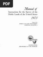 BLM - Manual of Instructions - 1973