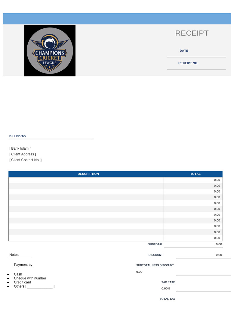 Bank Islami Billing Receipt | PDF | Payments | Money
