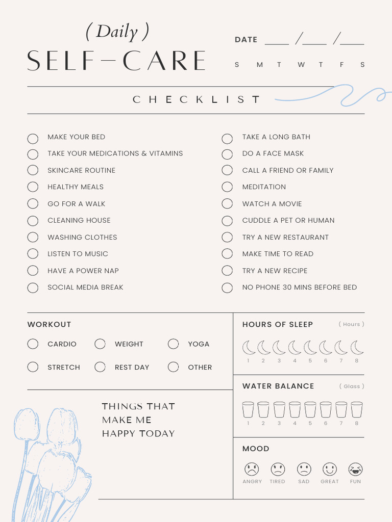 Self-Care Routine | PDF