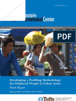 Developing a Profiling Methodology for Displaced People in Urban Areas