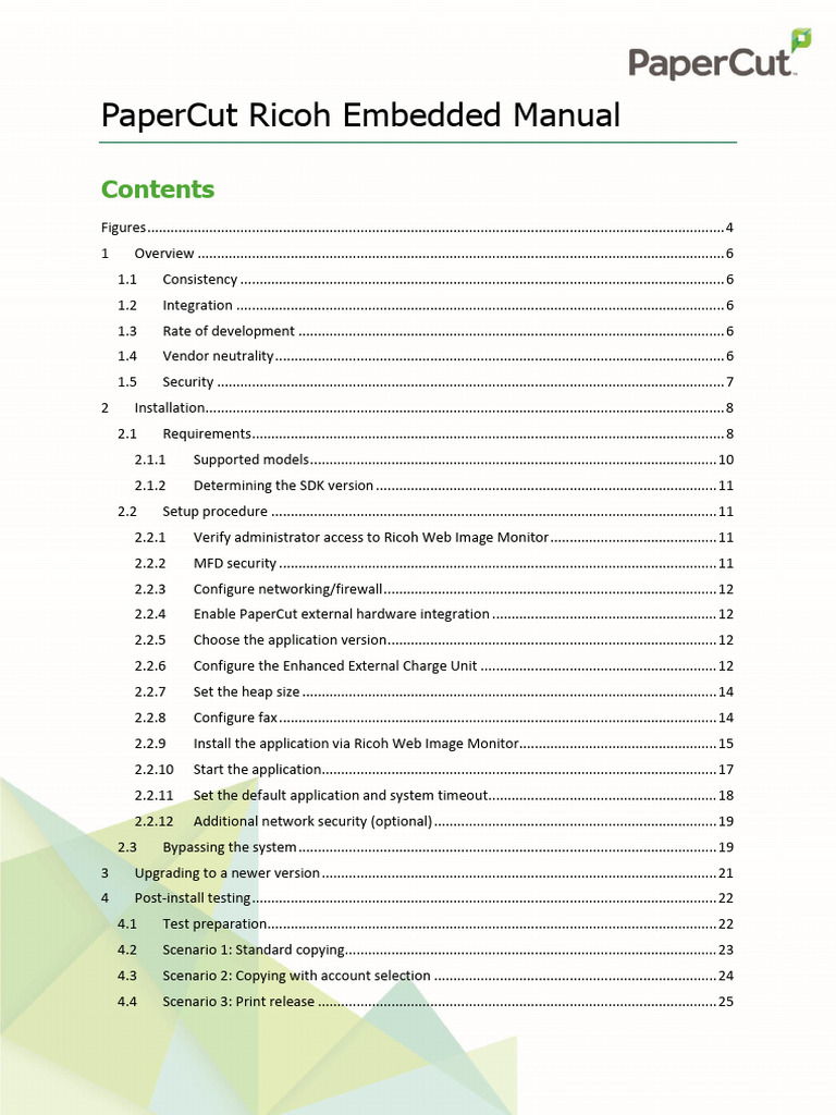PaperCut MF - Ricoh Embedded | PDF | Application Software | World Wide Web