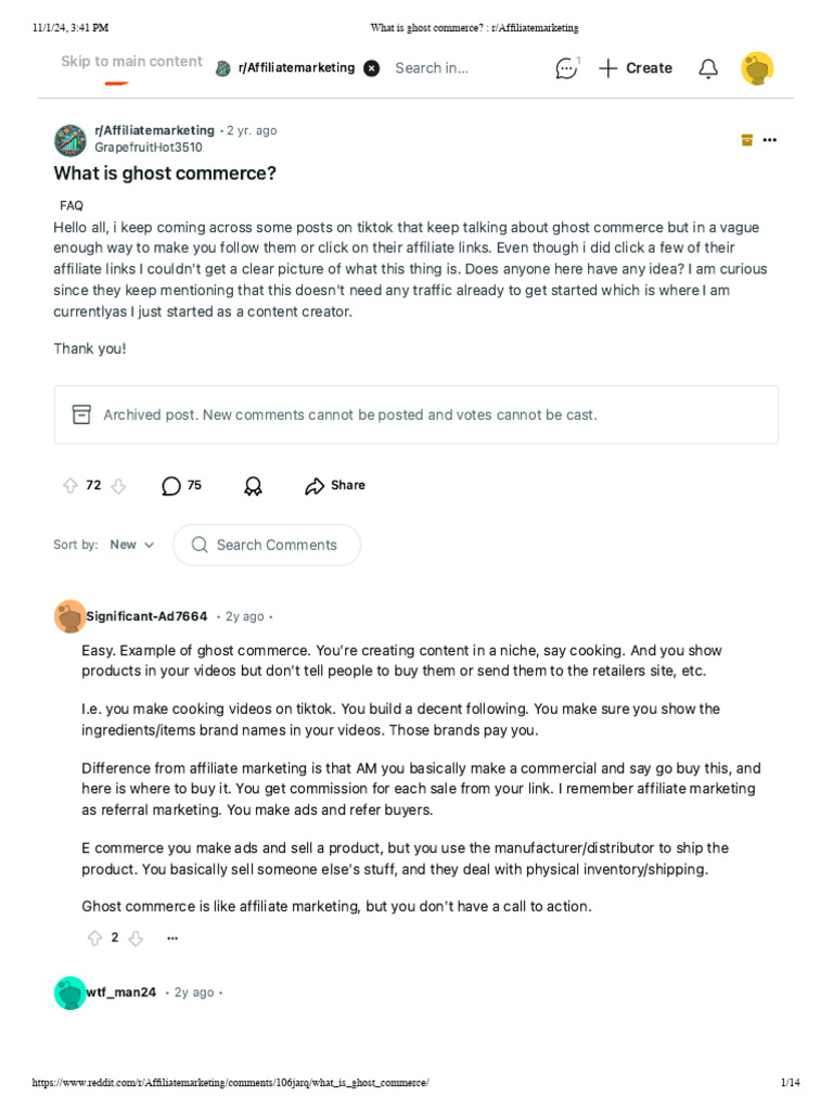 Understanding Ghost Commerce Explained | PDF | Affiliate Marketing | E ...
