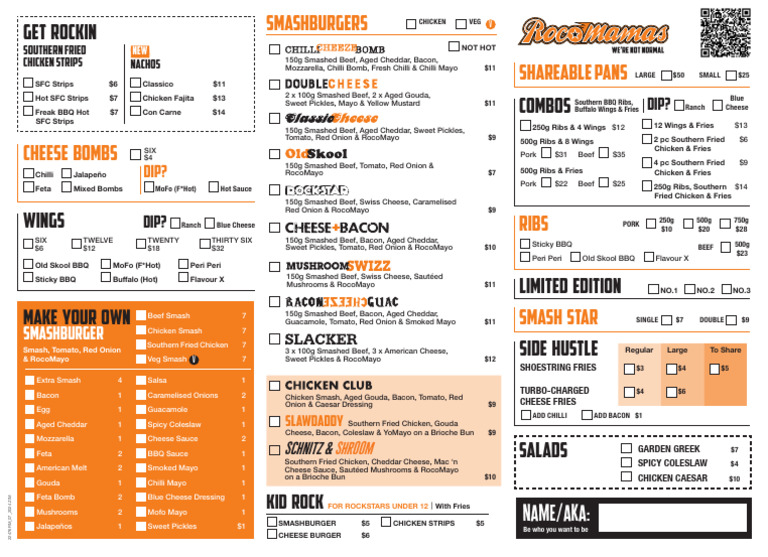 Smashburger Menu Highlights | PDF | French Fries | Sauce