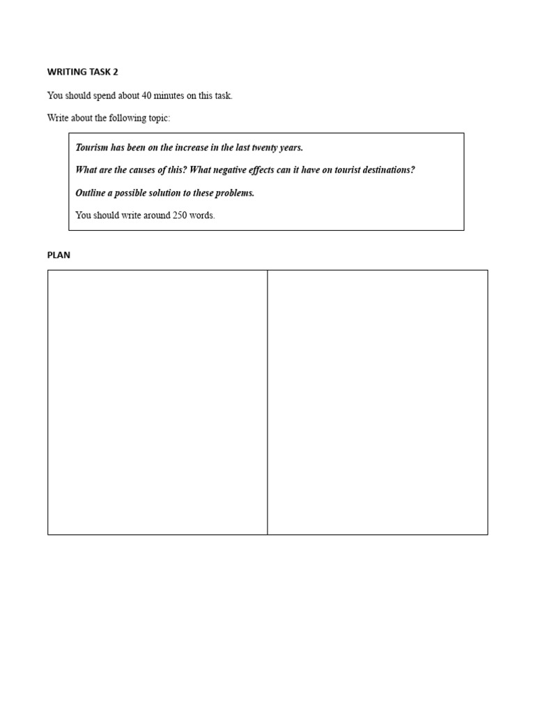 Week 8 online task 2 pdf tourism natural environment