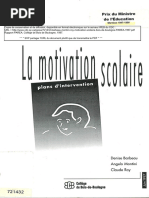 La motivation scolaire selon Rolland Viau | PDF | Pédagogie | Motivant