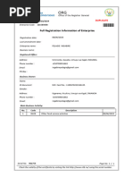 RDB Certificate of Enterprise Registration | PDF | Taxes | Value Added Tax
