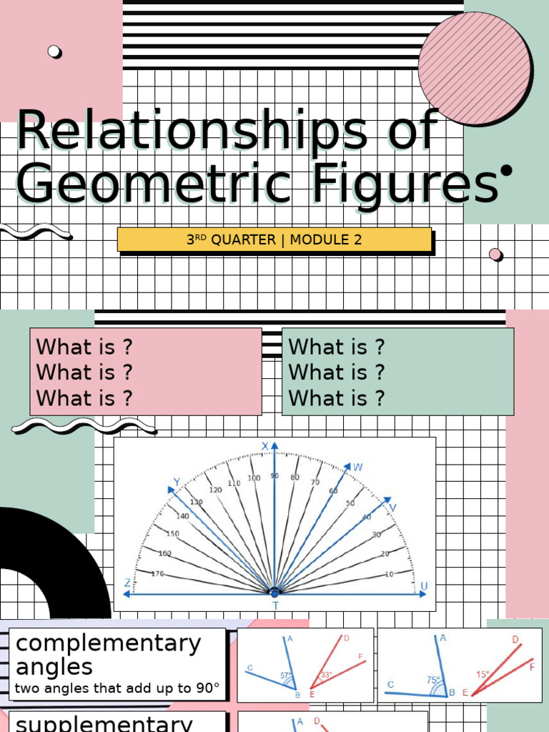 Notes Relationships of Geometric Figures 1 | PDF