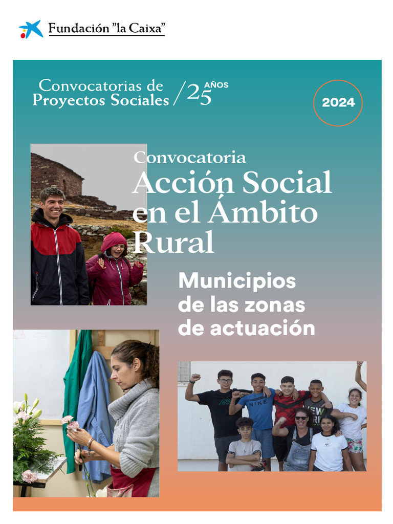 Municipios Zonas Actuacion Convocatoria Accion Social Ambito Rural 2024 ...