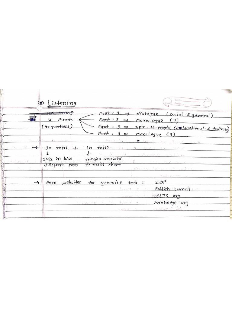 Listening Note | PDF