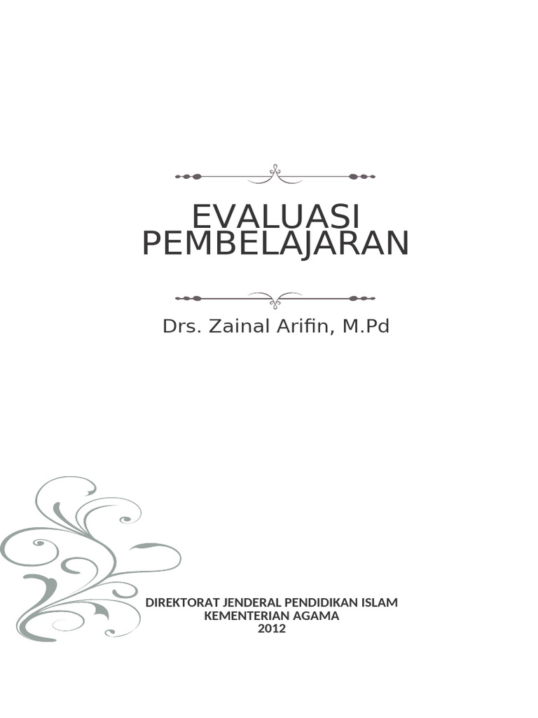 Modul Evaluasi Pembelajaran 2012 | PDF | Karier & Perkembangan