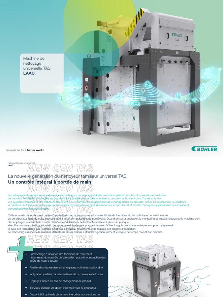 Nettoyeur tamiseur universel TAS LAAC | PDF