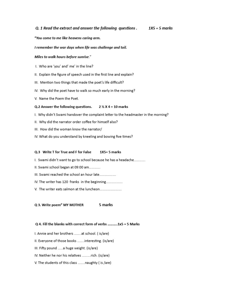 Class 8 qst pdf