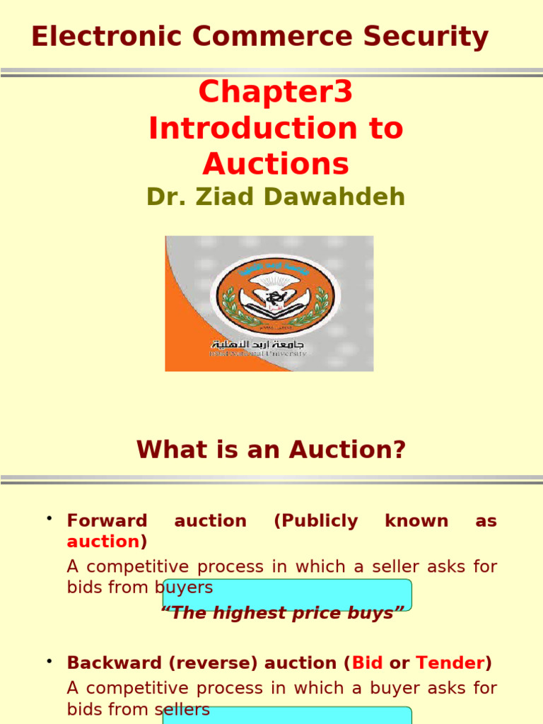 Ch3 Introduction To Auctions | PDF | Auction | Pricing