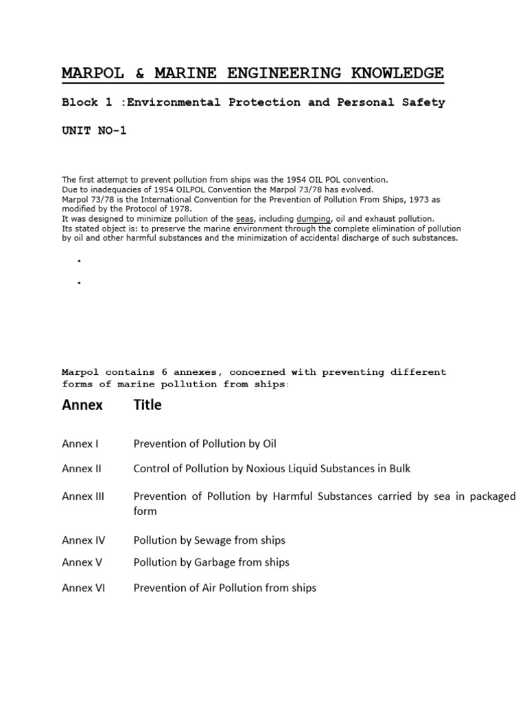 MARPOL Convention Overview and Guidelines | PDF | Oil Tanker
