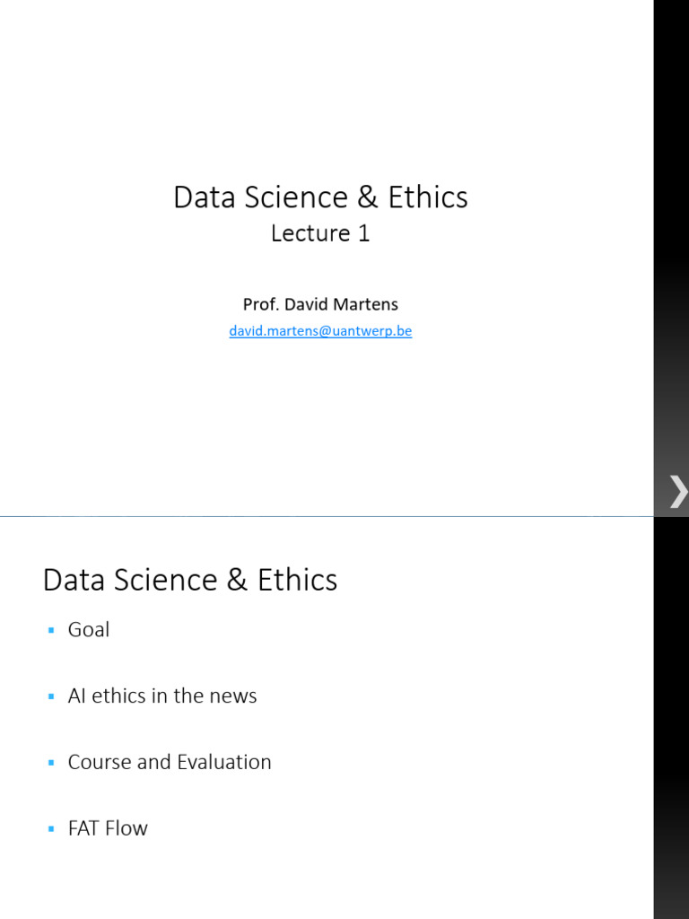 Data Science Ethics Lecture 1 Pdf Artificial Intelligence
