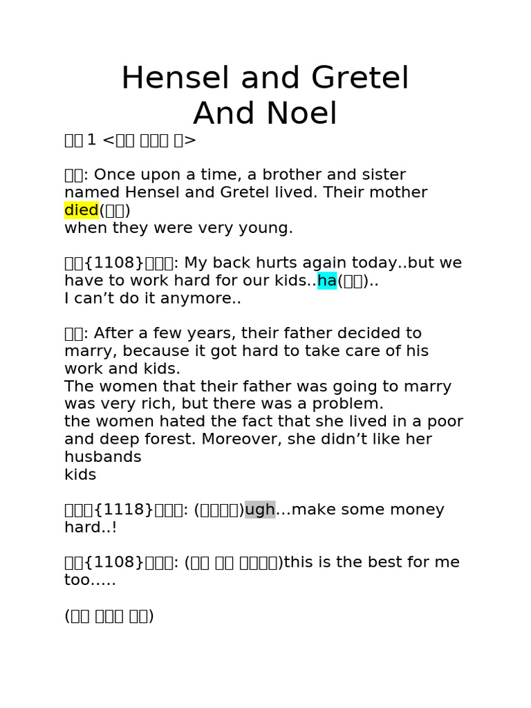 Hensel and Gretel | PDF | Hansel And Gretel | Hansel And Gretel (Opera)