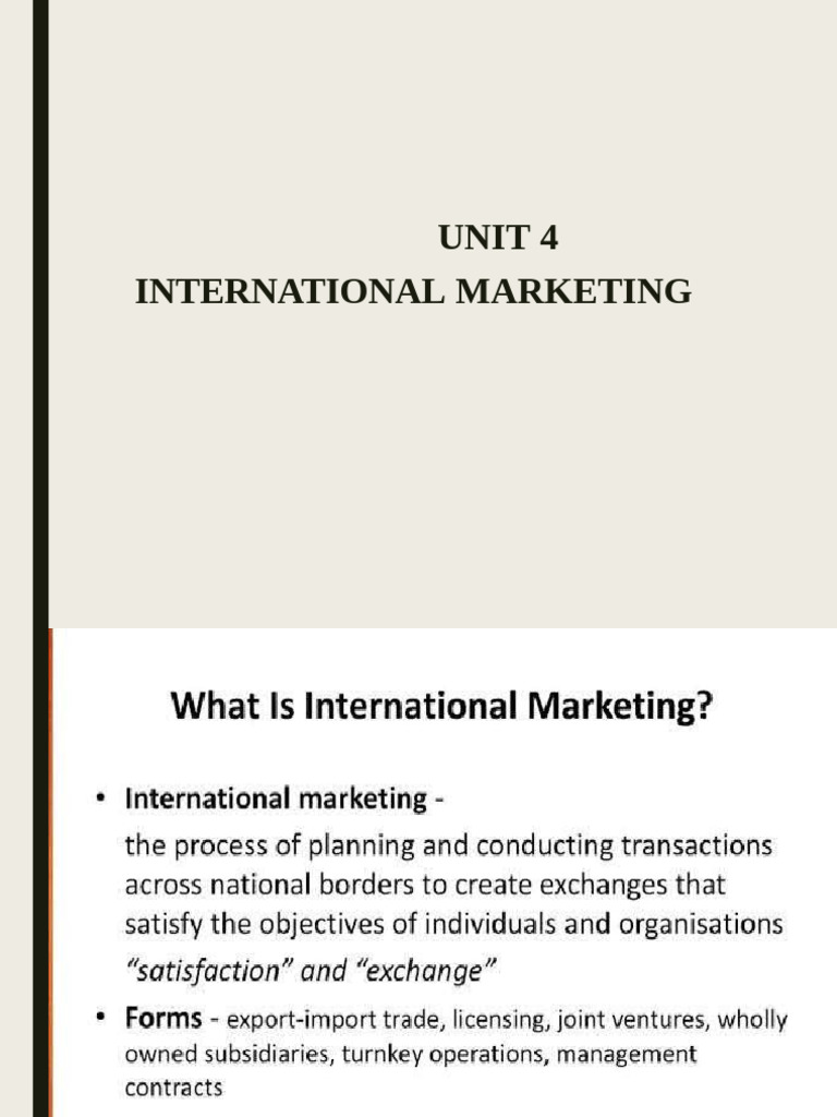 International Marketing Strategies Guide | PDF | Marketing | Pricing