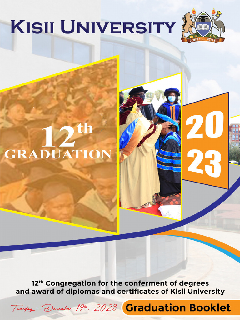 Graduation Booklet 2023 | PDF | Science | Dietitian