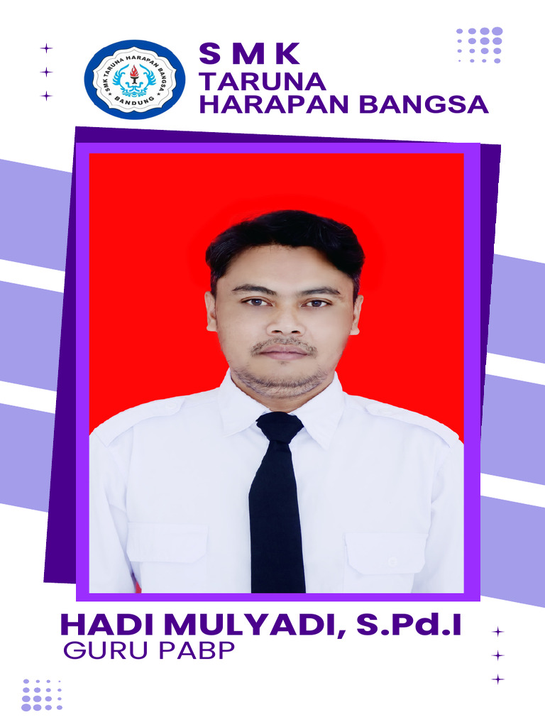 Kuning dan coklat ilustrasi peserta mpls id card pdf