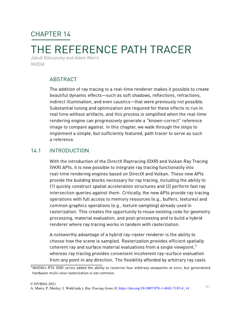 Ray Tracing for Real-Time Rendering | PDF | Rendering (Computer ...