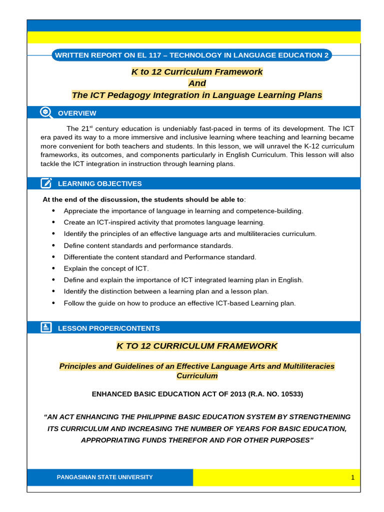 Group 1 Written Report Compilation | PDF | Educational Technology ...