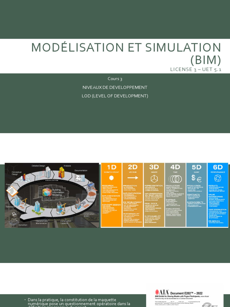 Niveaux de Développement BIM : LOD 000 à 500 | PDF | Building ...