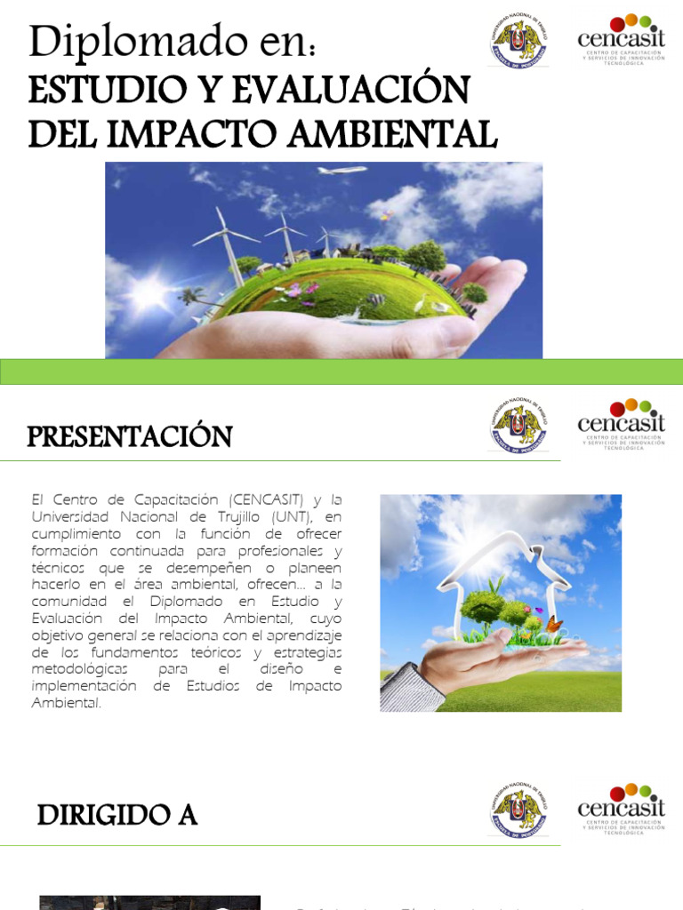 Diplomado en Evaluación de Impacto Ambiental | PDF | Evaluación de ...