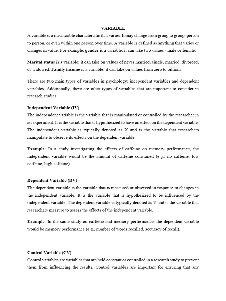 NOTE 3 - Variables and Sampling | PDF | Sampling (Statistics ...