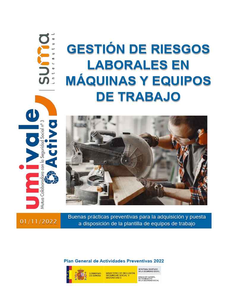 Gestión de Riesgos en Maquinaria Laboral | PDF | Comunidad Económica ...