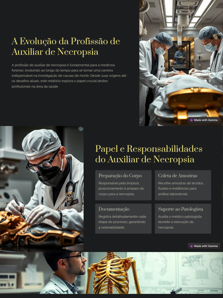 A Evolucao Da Profissao de Auxiliar de Necropsia | PDF | Autópsia ...