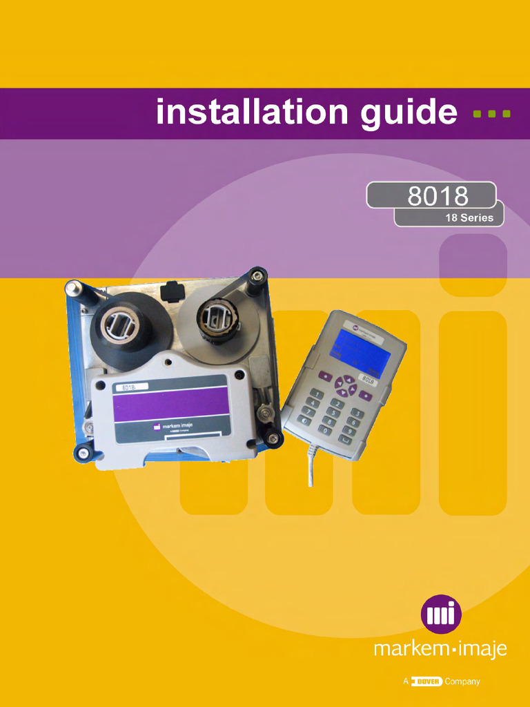 8018 Thermal Transfer Printer Safety Guide | PDF | Relay | Printer ...