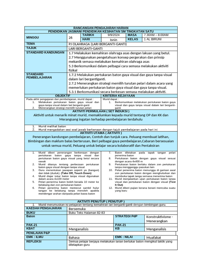 Azhar Week 26 | PDF | Teachers | Curriculum