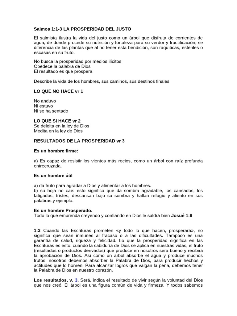 Salmos 1 Pdf Dios