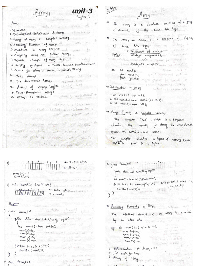 Java Unit 3 R23 | PDF