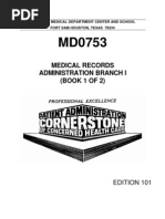 Download US Army Medical Course MD0753-101 Book1 - Medical Records Administration Branch by Georges SN7868003 doc pdf