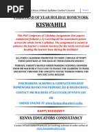 KCSE Kiswahili Paper 1 Predictions 2025 | PDF