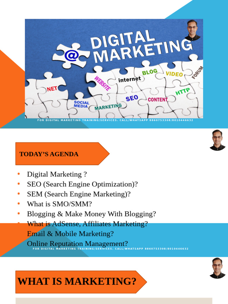 Intro To Digital Marketing by Tarun Khandal | PDF | Search Engine ...