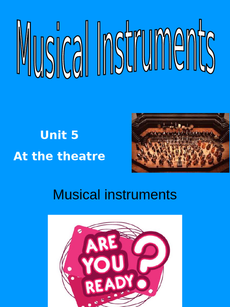 Types of Musical Instruments Explained | PDF