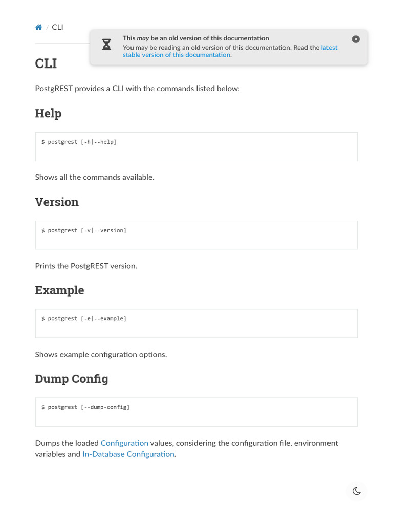 PostgREST CLI Command Guide | PDF | Teaching Methods & Materials ...