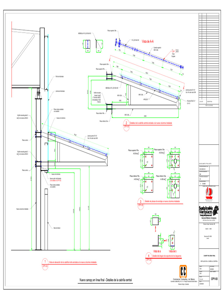 Detalles de la Cabrilla Central en Canopy | PDF