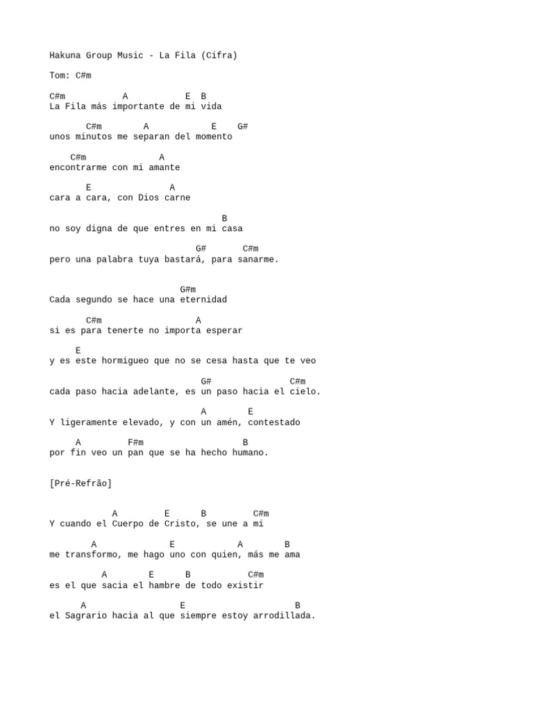 cifra-hakuna-group-music-la-fila-pdf